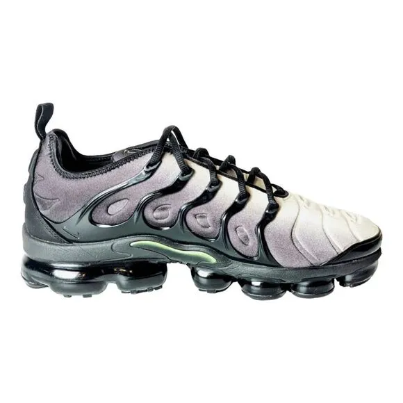 NIKE Air VaporMax Plus 'Black Volt' Running Shoes Size 10.5