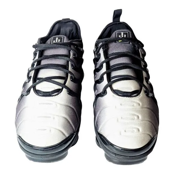 NIKE Air VaporMax Plus 'Black Volt' Running Shoes Size 10.5