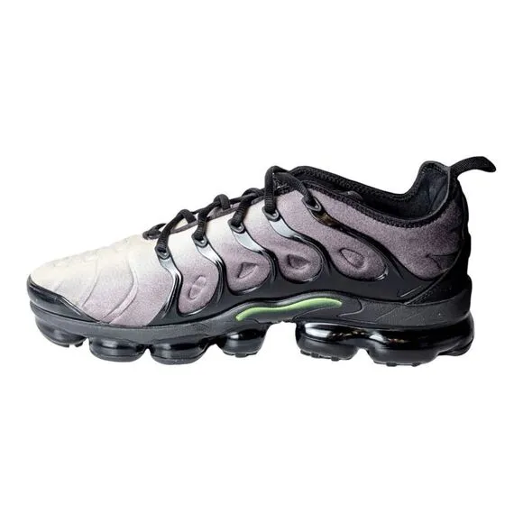 NIKE Air VaporMax Plus 'Black Volt' Running Shoes Size 10.5