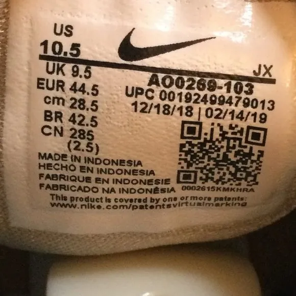 Nike Air Zoom 2K Sneaker Shoes 10.5