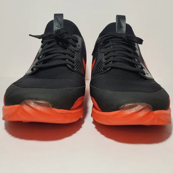 Nike Air Zoom 90 IT Black Orange/Red GOLF Shoes Men's Size 10.5 844569-003