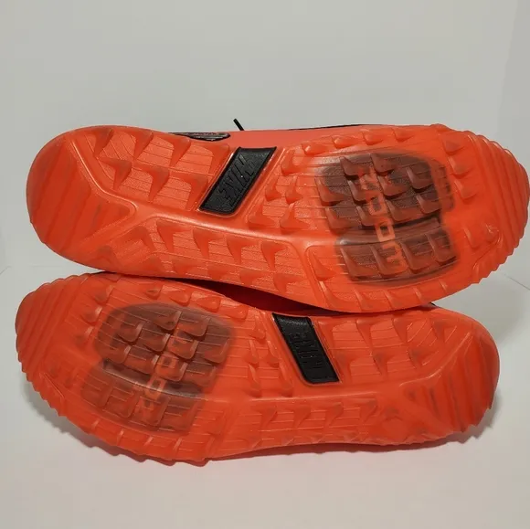 Nike Air Zoom 90 IT Black Orange/Red GOLF Shoes Men's Size 10.5 844569-003
