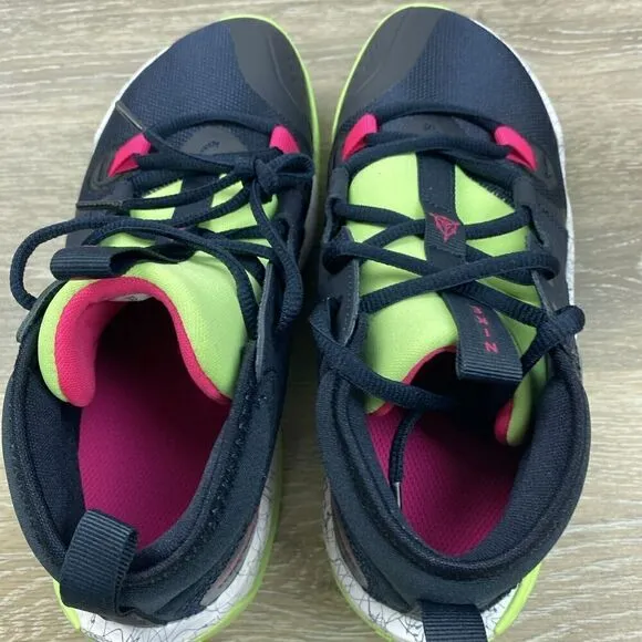 Nike Air Zoom Crossover 2 Mid Dark Obsidian Lime Blast - FB2689-400 Size 5Y