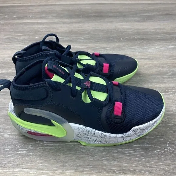 Nike Air Zoom Crossover 2 Mid Dark Obsidian Lime Blast - FB2689-400 Size 5Y