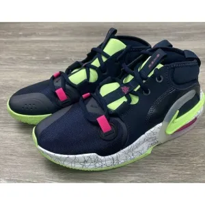 Nike Air Zoom Crossover 2 Mid Dark Obsidian Lime Blast - FB2689-400 Size 5Y