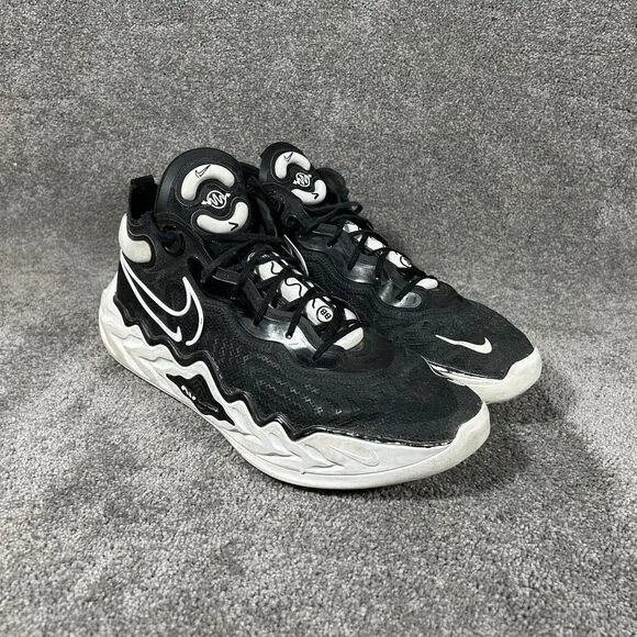 Nike Air Zoom GT Run TB Basketbal Shoes Oreo Black White DM5044-001 Mens Sz 14.5