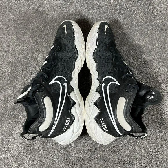 Nike Air Zoom GT Run TB Basketbal Shoes Oreo Black White DM5044-001 Mens Sz 14.5