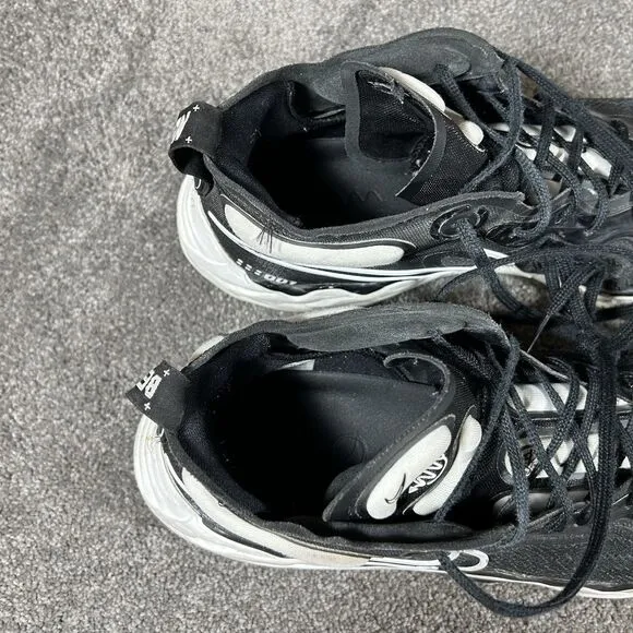 Nike Air Zoom GT Run TB Basketbal Shoes Oreo Black White DM5044-001 Mens Sz 14.5