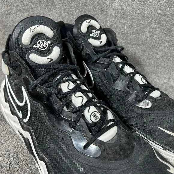 Nike Air Zoom GT Run TB Basketbal Shoes Oreo Black White DM5044-001 Mens Sz 14.5