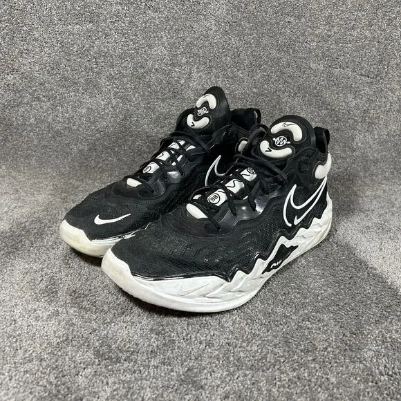 Nike Air Zoom GT Run TB Basketbal Shoes Oreo Black White DM5044-001 Mens Sz 14.5