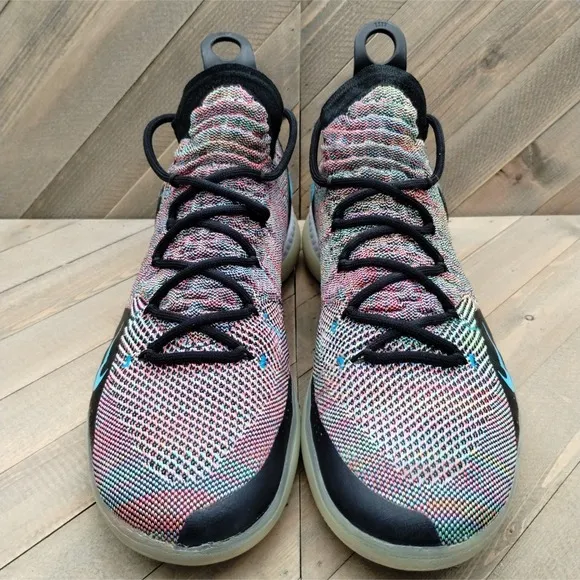 Nike‎ Air Zoom KD 11 Basketball Sneakers Mens Size 13 Flyknit Multicolor Shoes