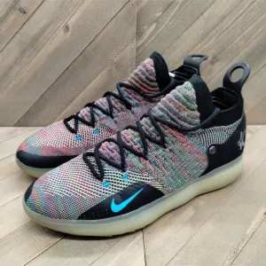 Nike‎ Air Zoom KD 11 Basketball Sneakers Mens Size 13 Flyknit Multicolor Shoes