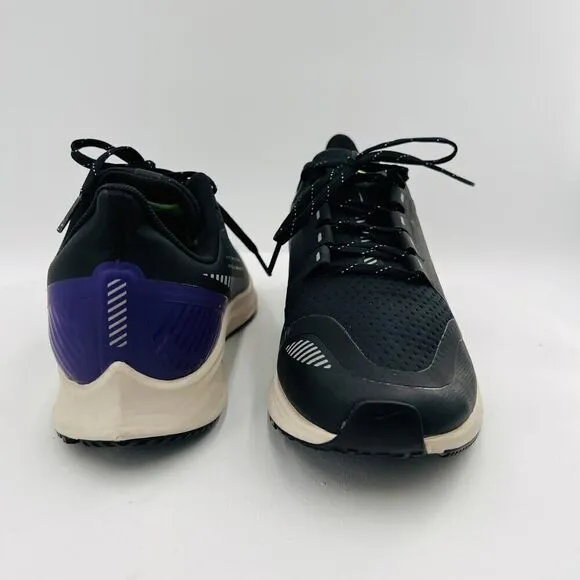 Nike Air Zoom Pegasus 36 Shield Athletic Running Women's Black Sneakers Size 9