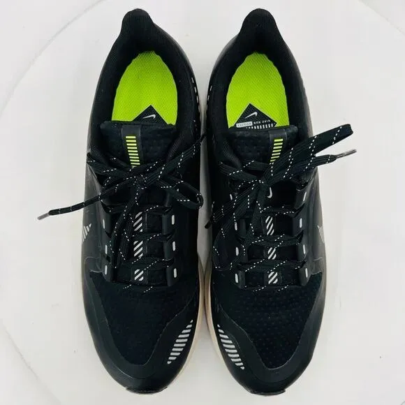 Nike Air Zoom Pegasus 36 Shield Athletic Running Women's Black Sneakers Size 9