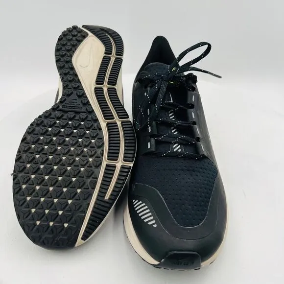 Nike Air Zoom Pegasus 36 Shield Athletic Running Women's Black Sneakers Size 9
