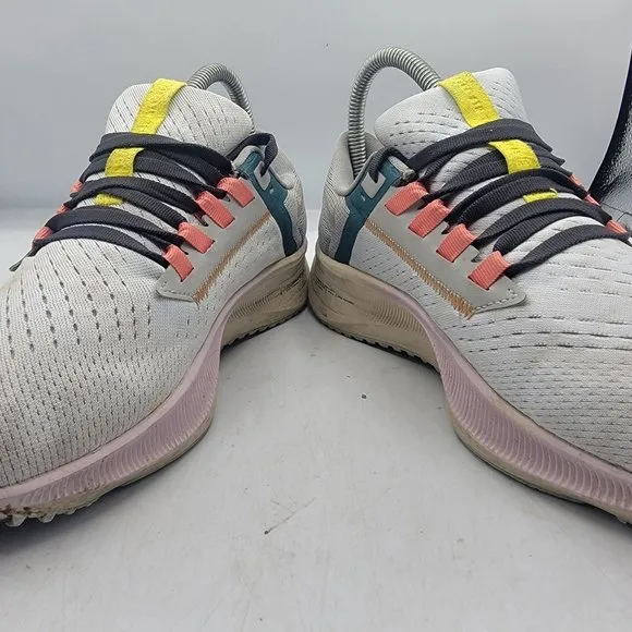 Nike Air Zoom Pegasus 38 Womens Size 6.5 White Running Shoes DC8796-400