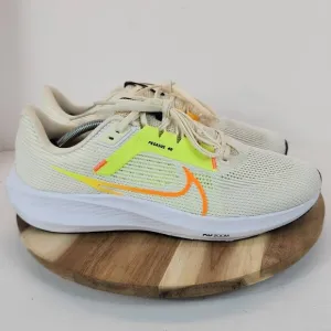 Nike Air Zoom Pegasus 40 White Coconut Milk Lime Shoes DV3853-101 Men's Size 12