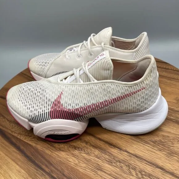 Nike Air Zoom SuperRep 2 Shoes Womens 8 White Running Comfort Walking Sneakers