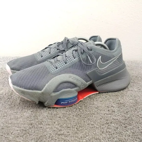 Nike Air Zoom SuperRep 3 Mens Size 10 Running Shoes Cool Grey Low Top DC9115-004