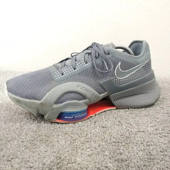 Nike Air Zoom SuperRep 3 Mens Size 10 Running Shoes Cool Grey Low Top DC9115-004