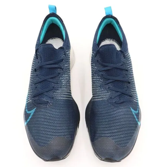 Nike Air Zoom Tempo Next% Mens 12 Flyknit College Navy Running Shoes *No Insoles