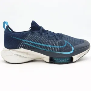 Nike Air Zoom Tempo Next% Mens 12 Flyknit College Navy Running Shoes *No Insoles