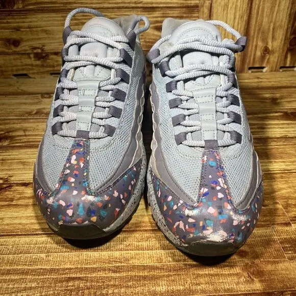 Nike Air Max 95 Confetti Women's Sz 11 Shoes Gray Pink Low Top Trainer Sneakers