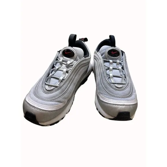Nike AirMax silver bullet gray kids shoes sneakers size 3Y SKU 4414