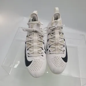 Nike Alpha Huarache 6 Elite LAX 880409 107 Lacrosse Cleats White Shoes Men 8.5