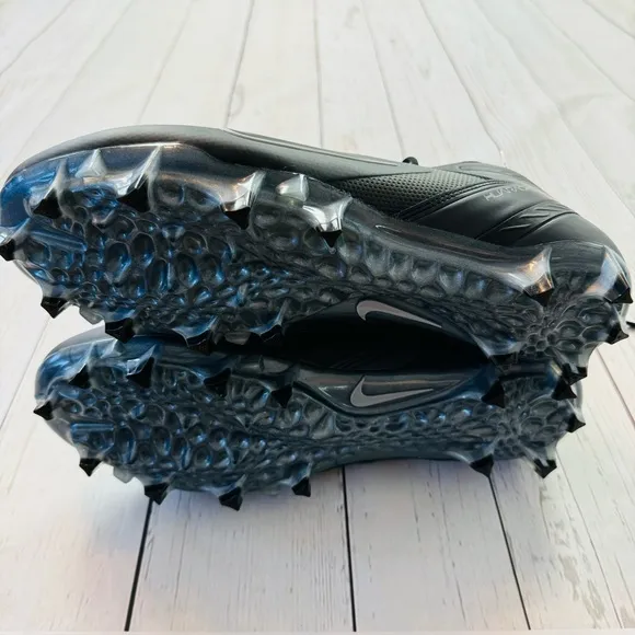 Nike Alpha Huarache 8 Elite Lacrosse Shoes Black Grey Silver CW4440-011 Men's 13
