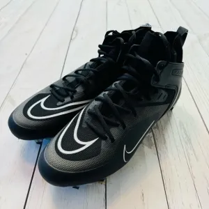 Nike Alpha Huarache 8 Elite Lacrosse Shoes Black Grey Silver CW4440-011 Men's 13