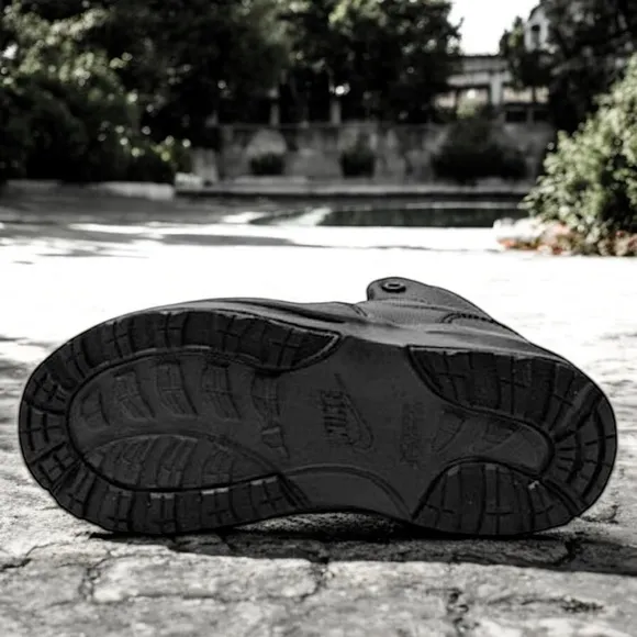Nike Big Boys All Black Manoa LTR (GS) Shoes