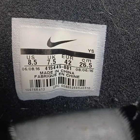 Nike Black Athletic Shoes with Rugged Design
