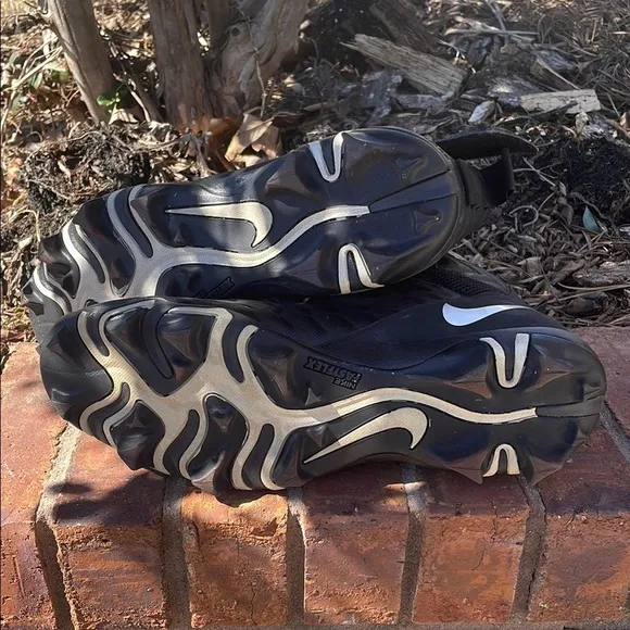 Nike Black Athletic Shoes with White Accents