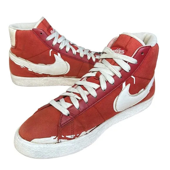 Nike Blazer High Brooklyn Jackie Robinson Pack Red #316664-612 Men’s Size 9.5