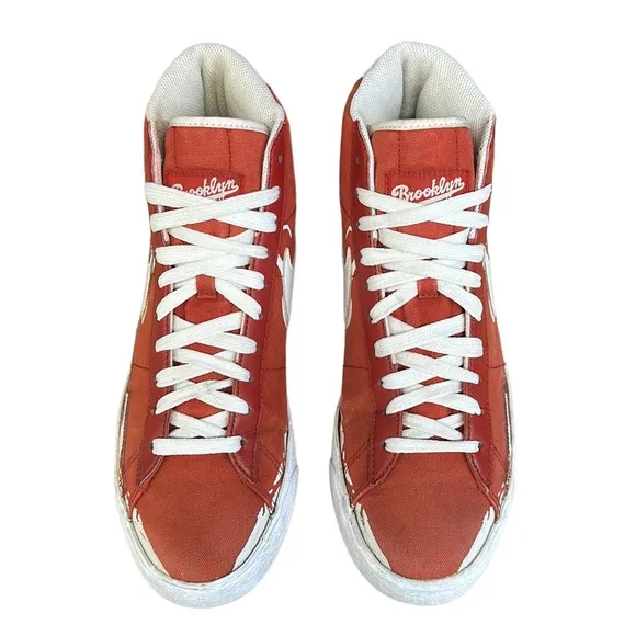 Nike Blazer High Brooklyn Jackie Robinson Pack Red #316664-612 Men’s Size 9.5