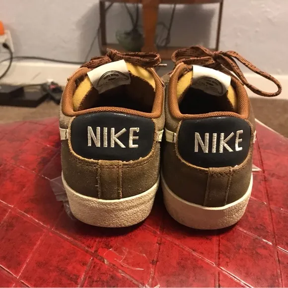 Nike Blazer Low '77 PRM Vintage Pecan Sail Off Noir DX4433 200 Men's Size 9