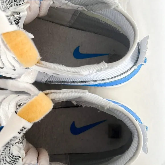Nike Blazer Mid 77 Jumbo Shoes White University Blue Mens Sz 10 DD3111-103