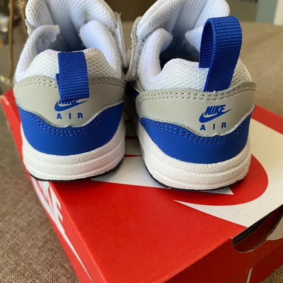 Nike Blue and White Air Max Sneakers