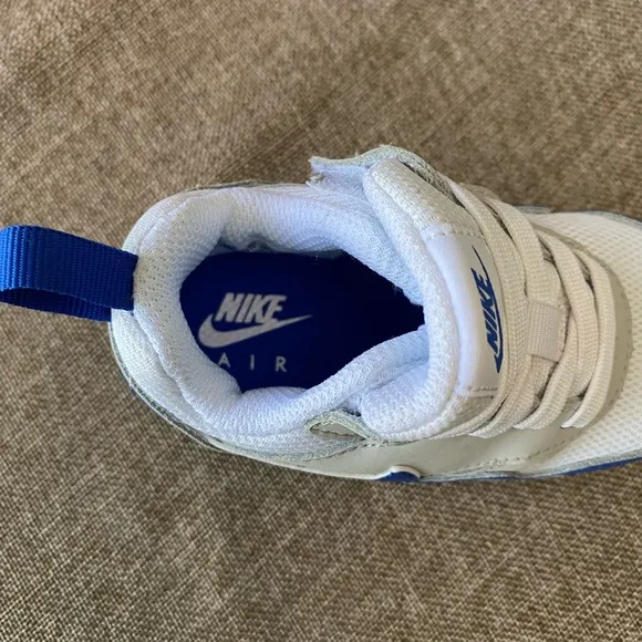 Nike Blue and White Air Max Sneakers