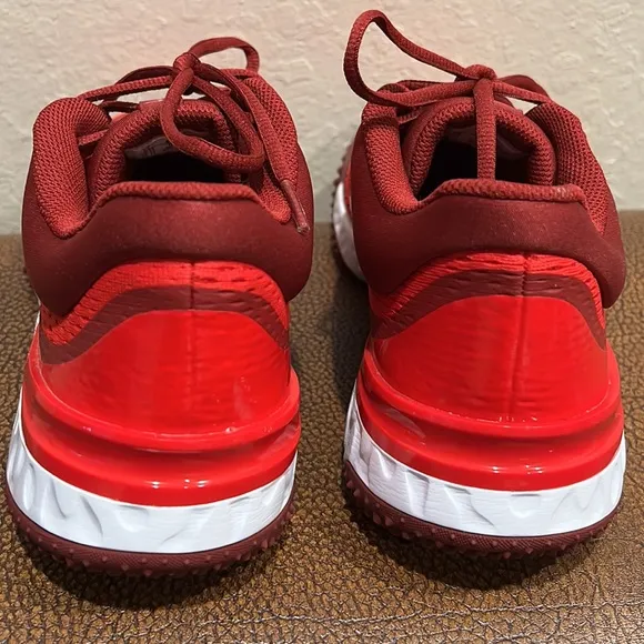 Nike Brand New Alpha Huarache Elite 4 Turf Red/Burgundy Men’s Baseball Shoes!