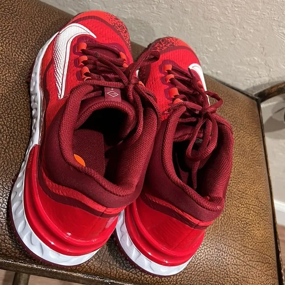 Nike Brand New Alpha Huarache Elite 4 Turf Red/Burgundy Men’s Baseball Shoes!