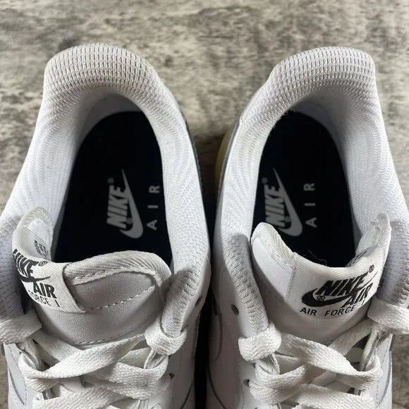 Nike By You ID Air Force One AF1 Womens Size 8.5 White Gum Low Top Shoes