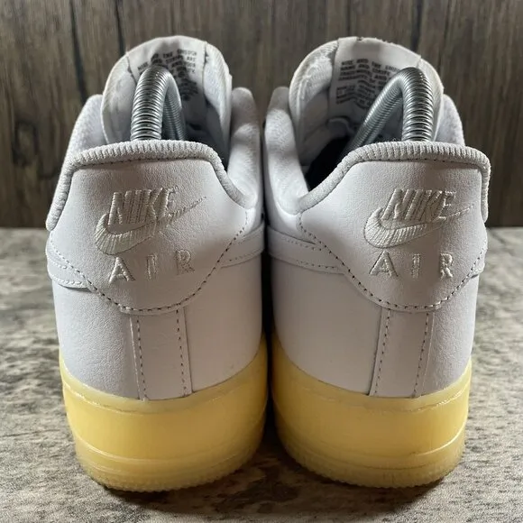 Nike By You ID Air Force One AF1 Womens Size 8.5 White Gum Low Top Shoes