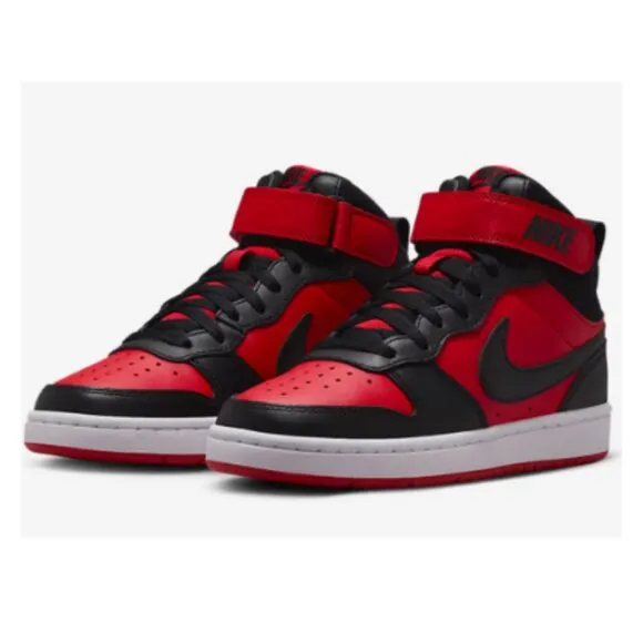 Nike Court Borough Mid 2 Big Kids' Shoes SZ 5y/W 6.5