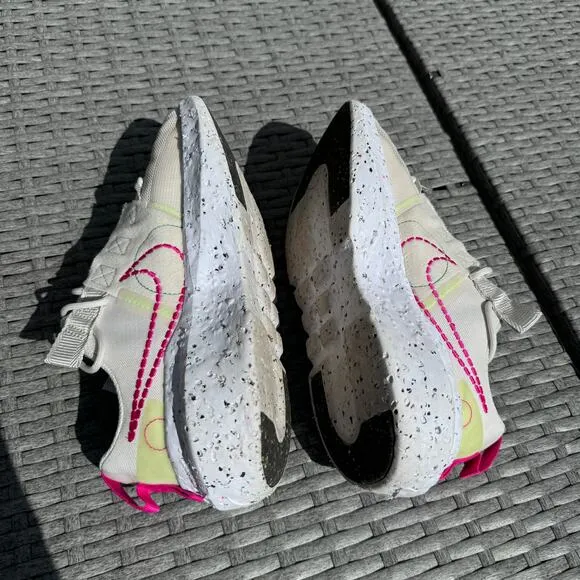 Nike Crater Impact Running Shoes Sneakers Low Top CW2386-004 Beige Womens Size 8