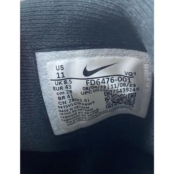 Nike Downshifter 13 Black Dark Smoke Grey White Women Running Shoes FD6476 11