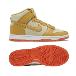 Nike Dunk Hi Retro PRM Mens Womens Basketball Shoes Gold/Orange DV7215 700 NEW