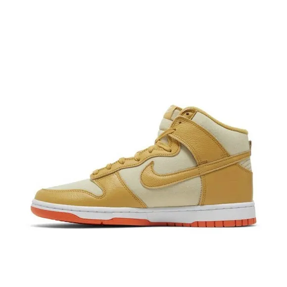 Nike Dunk Hi Retro PRM Mens Womens Basketball Shoes Gold/Orange DV7215 700 NEW