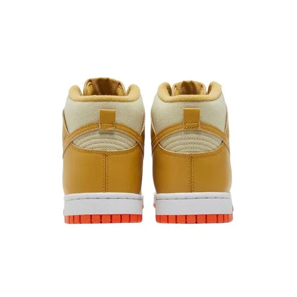 Nike Dunk Hi Retro PRM Mens Womens Basketball Shoes Gold/Orange DV7215 700 NEW